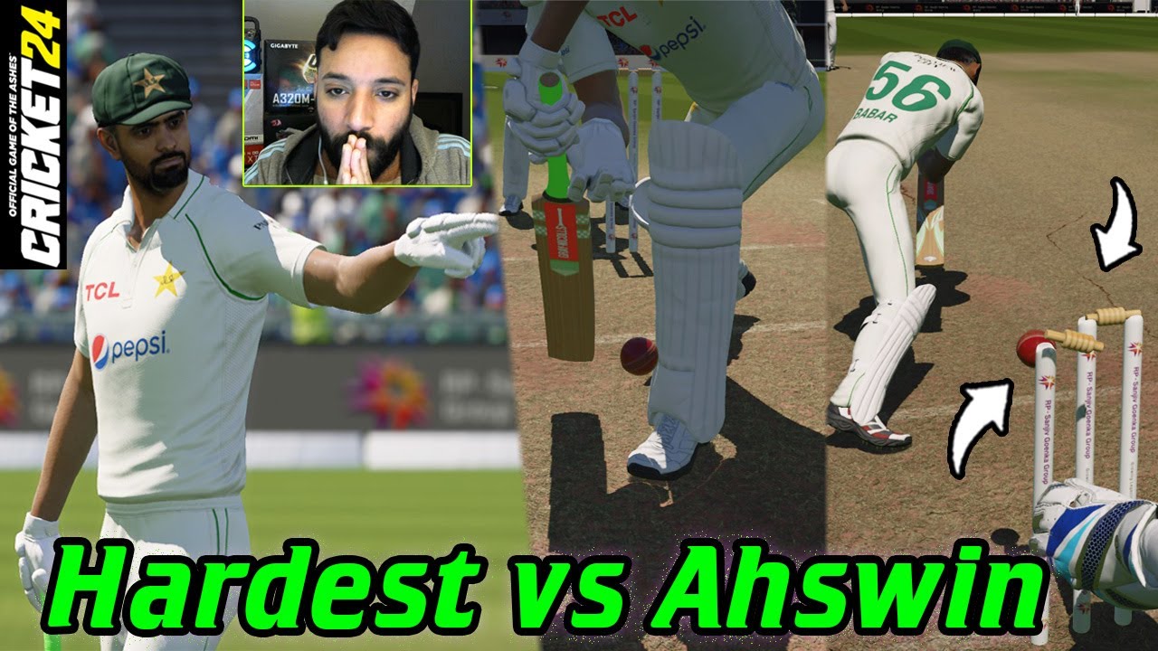Cricket 24 Scenario Mode - Deadly Batting Conditions - Pakistan vs India Test Match Day 4 Pitch