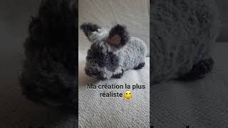 Lapin au crochet réalisé d'après photo #crochet #funk #lapin
