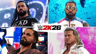 Wwe 2K26 Roman Reigns, Seth Rollins, Jey Uso & Dolph Ziggler New Entrance Motions Concept