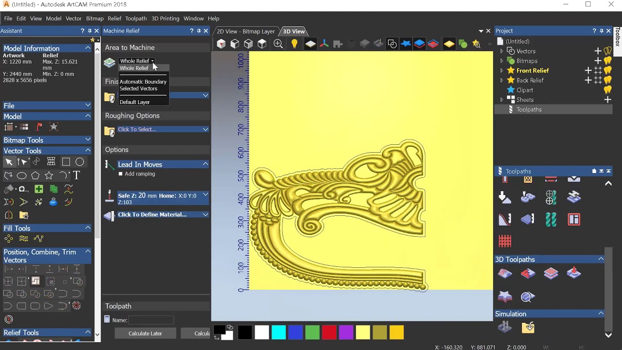 اخراج جي كود لتصميم ثري دي