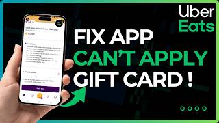 How To Fix Uber Eats Cannot Apply Gift Card !