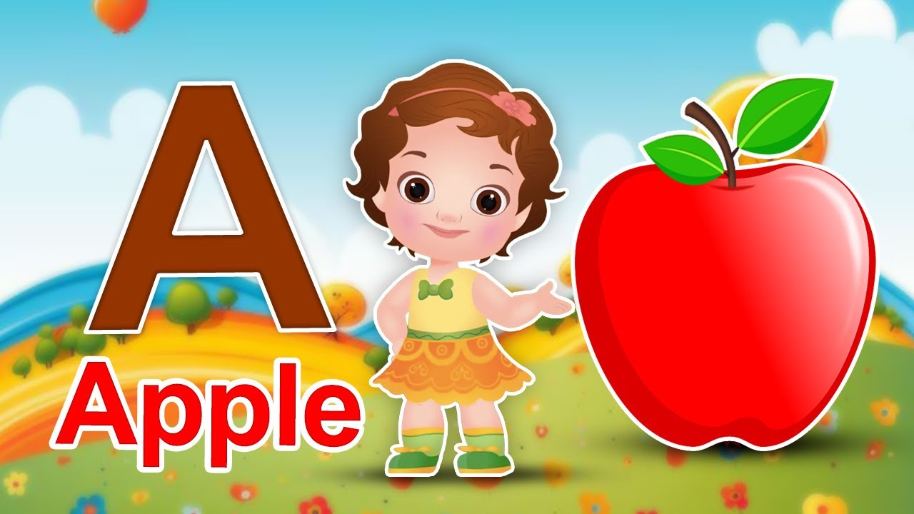 A for Apple | ABC Learning Song | B for Ball | Kids Phonics Song ...
