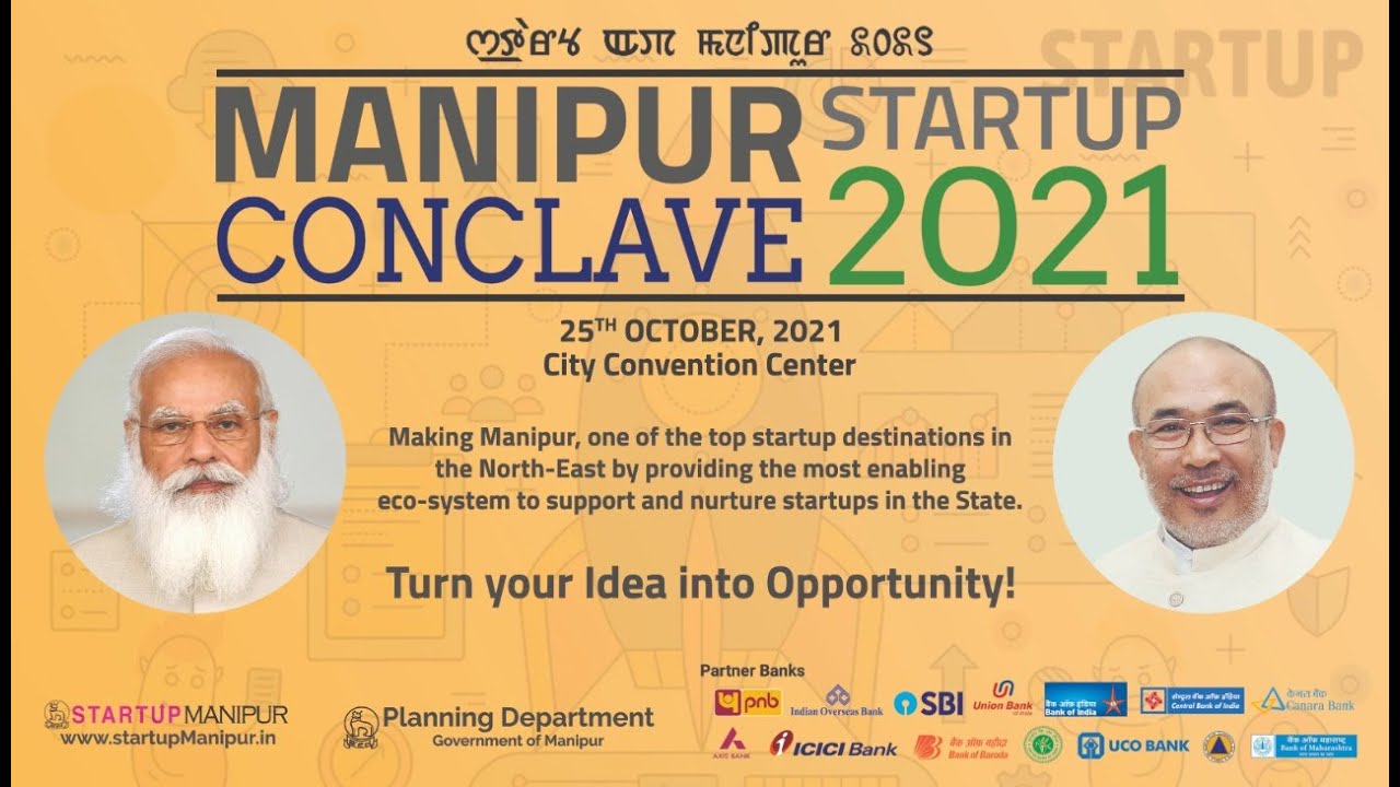 Manipur Startup Conclave 2021  ||  Event by Planning Dept., Gov of Manipur