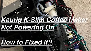 Keurig K-Slim Coffee Maker Not Powering On - How to fix it ! #KSlim #shortvideo #keurig