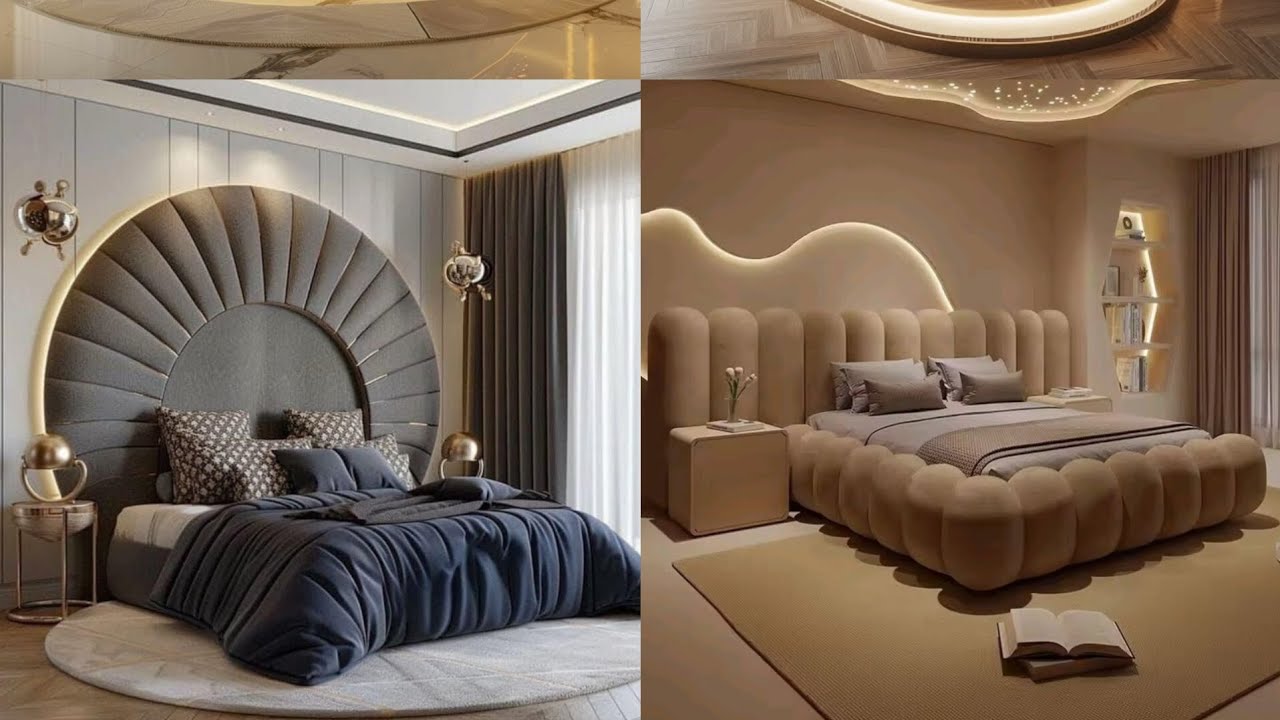 Modern wooden bed design 👌 