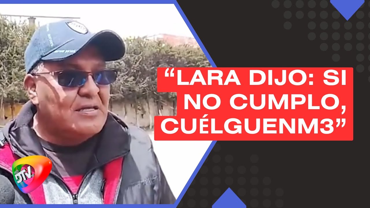 Dirigente recuerda a Edmand Lara su promesa: ‘Si no cumplo, cuélgu3nme’