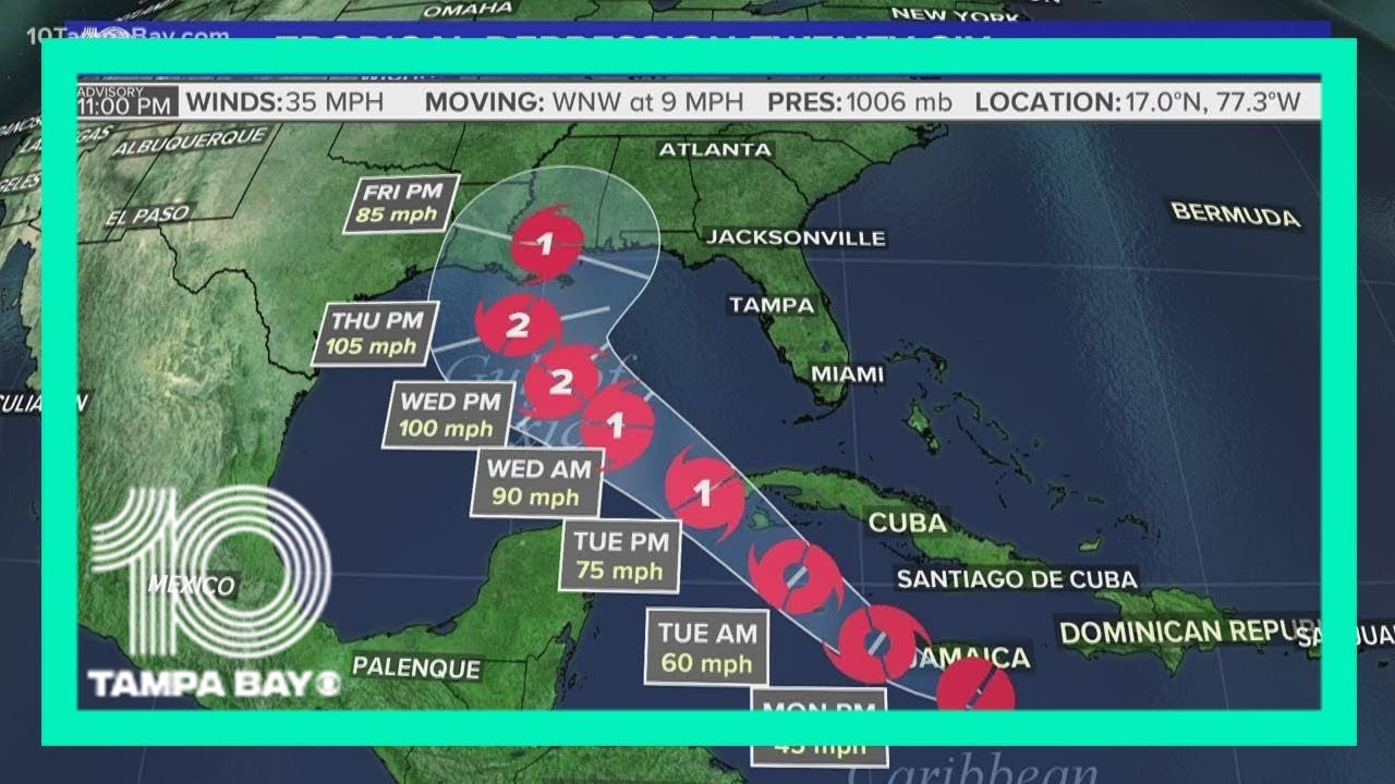 Tracking the Tropics: Tropical Depression 26 forms in the Caribbean ...