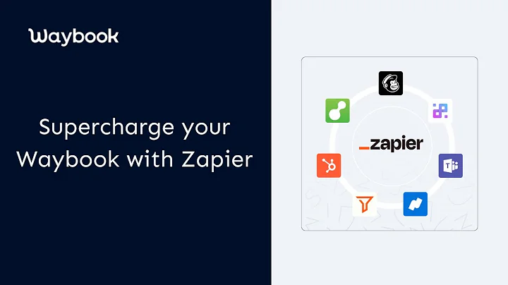 Supercharge your Waybook with Zapier integrations