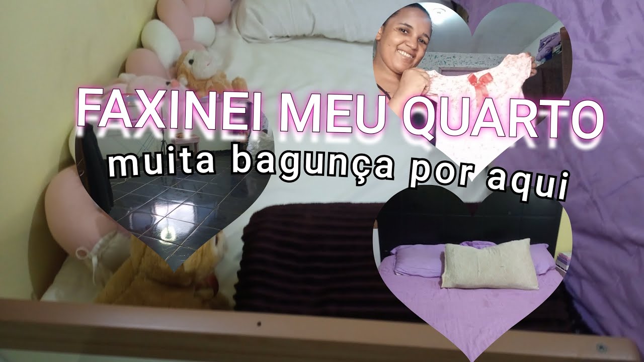 VLOG / FAXINEI MEU QUARTO / TROQUE A ROUPA DE CAMA.