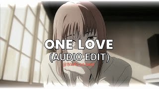 Blue- One Love Audio Edit 1
