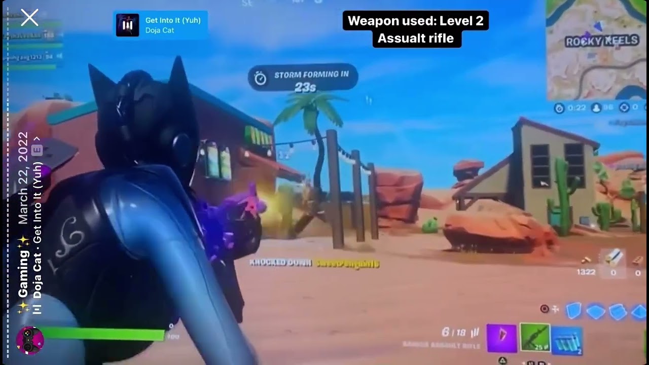 Gawd said RUNNITH HIM OVA - Fortnite , female clip