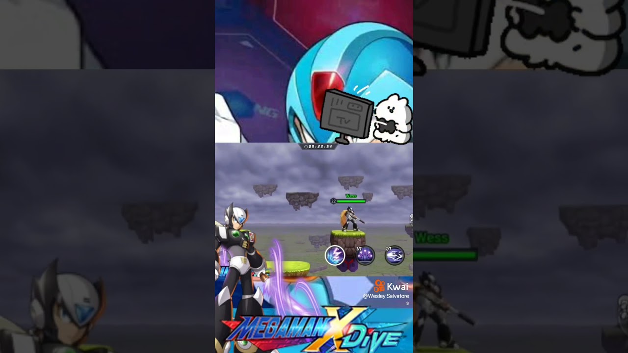 Mega man X Dive Mobile shorts #08