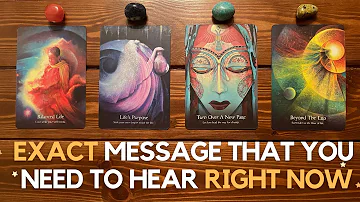 Exact Message That You Need to Hear Right Now ✨😇 🙌✨ | Pick a card