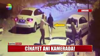 Cinayet anı kamerada!