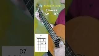 Enlaces Gm - D7 #tutorial #guitar #guitarra #shorts #youtubeshorts #musica #music #motivation #jazz