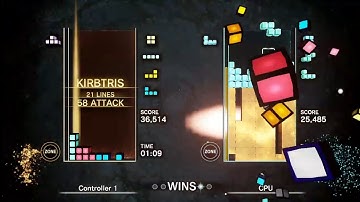 Nerf 1 KIRBTRIS! | Tetris Effect: Connected Bot vs