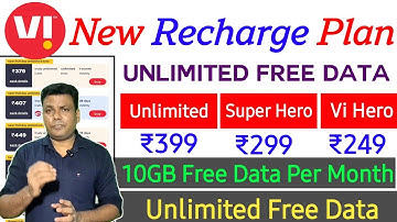 Vi new recharge plans 2025 | free data unlimited plans | free data unlimited 4g
