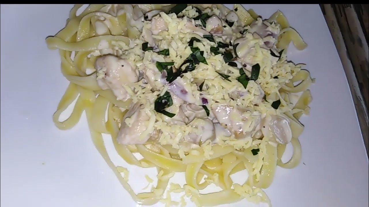 Chicken Alfredo/kitchen channel YouTube