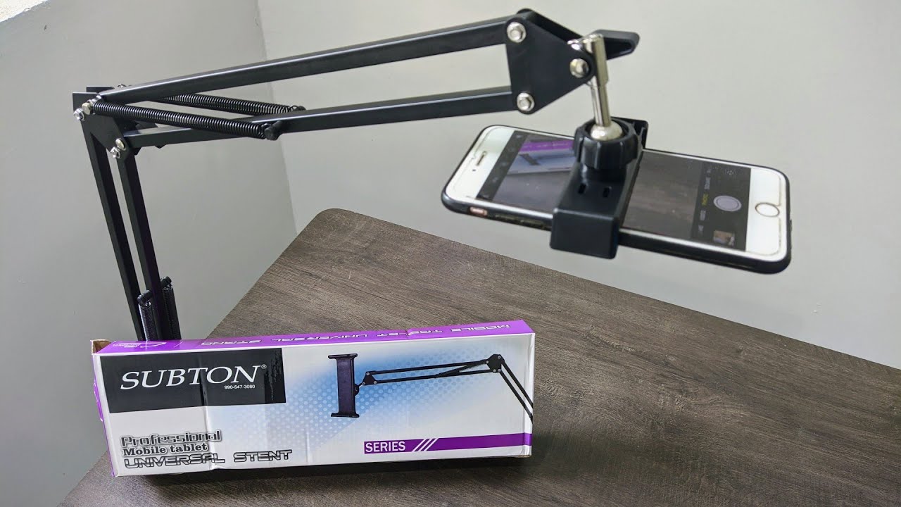Subton Overhead Tripod Camera stand unboxing II 360 Degree Mobile