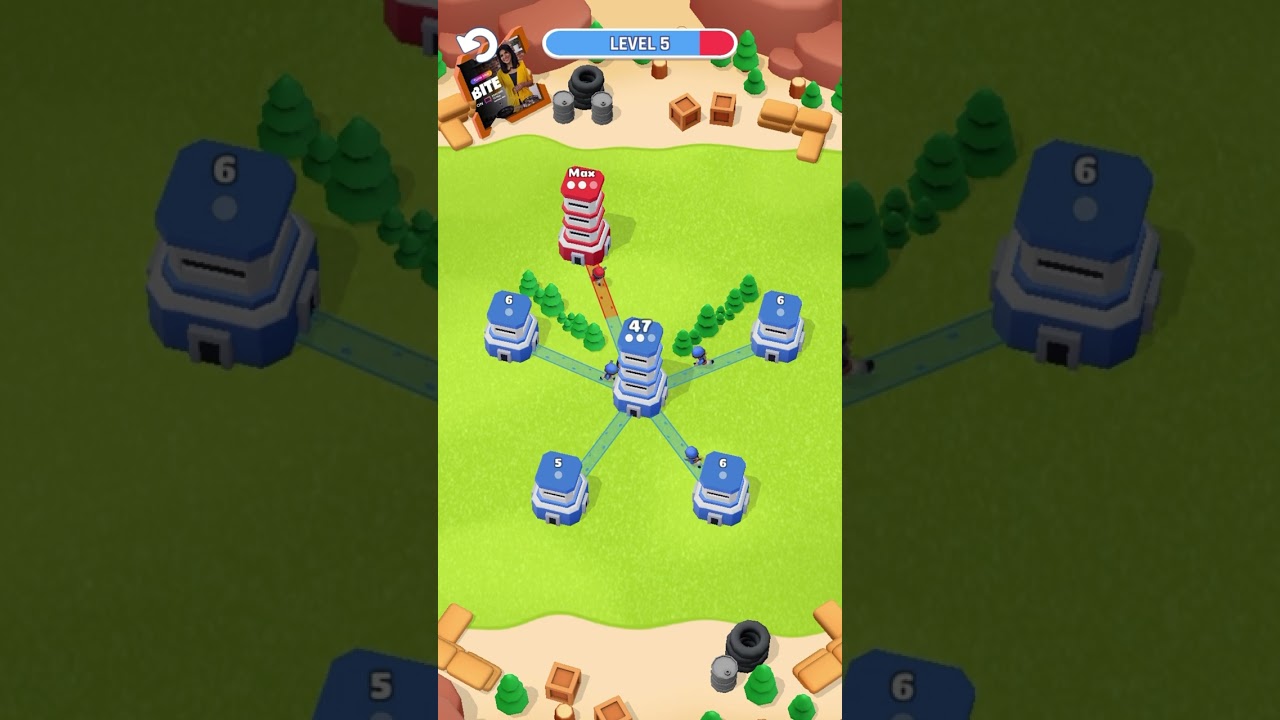 Tower War - Tactical Conquest Level #5 (Android, iOS) 