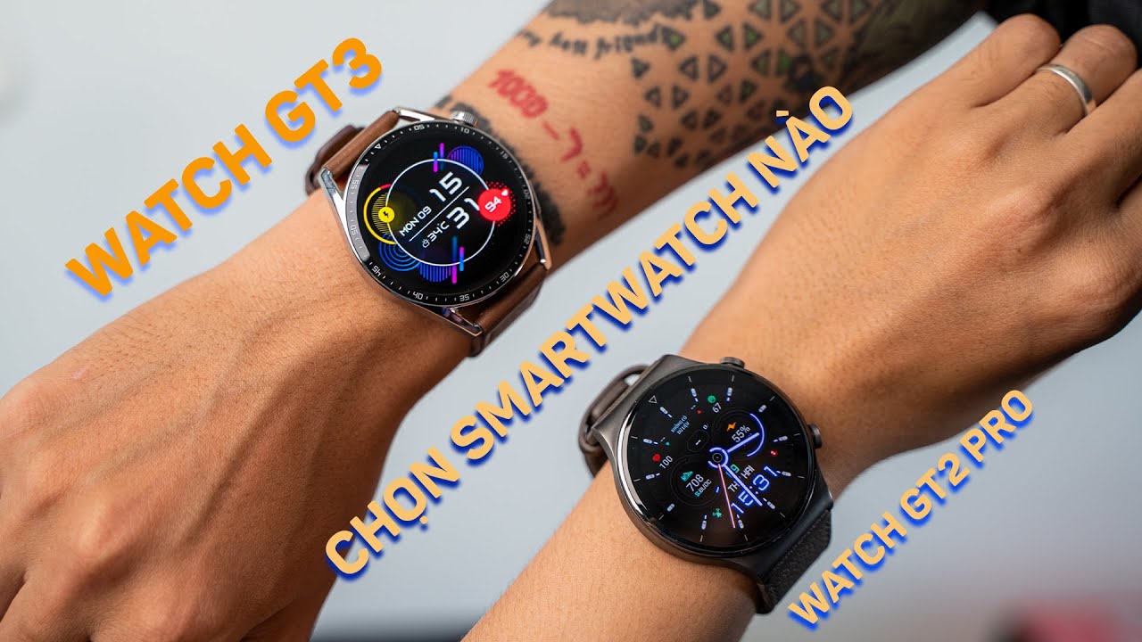 So sánh Huawei Watch GT2 Pro vs Watch GT3: Lệch 1... - youtube