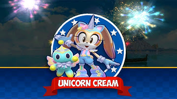 Sonic Dash - UNICORN CREAM New Character Unlocked Fully Upgraded - All Characters Unlocked Gameplay