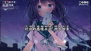 赵乃吉 - 泪海『爱已不能动，还有什么值得我心痛，想你的天空 下起雨来，没人心疼的黑夜』【动态歌词MV】