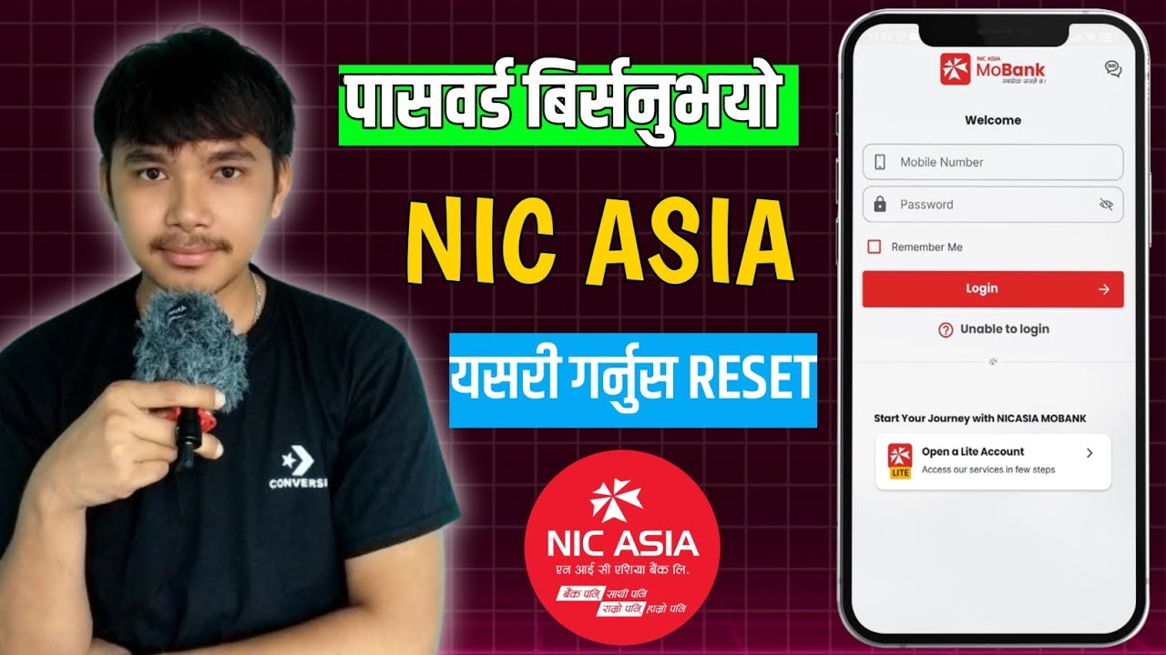 Rest Nic How to Reset NIC Asia Mobile Banking Password and MPiN || Nic Asia ko ...