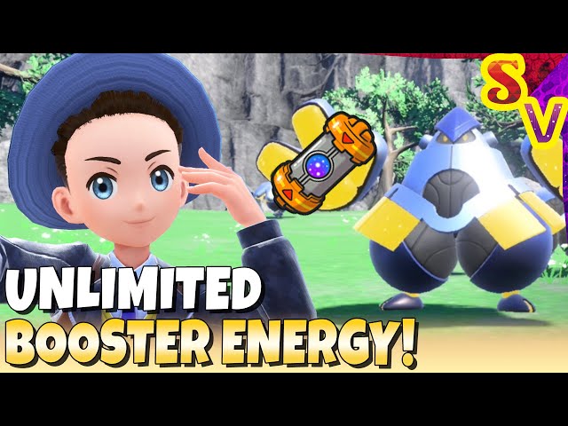 How to Get UNLIMITED Booster Energy Held Items in Pokemon Scarlet and Violet class=