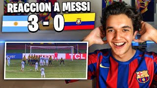 HINCHA de MESSI REACCIONA al ARGENTINA 3-0 ECUADOR | ES EL MEJOR Y QUIERE LA COPA.