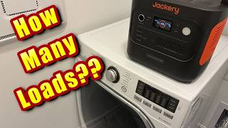 Jackery 2000 Power Test: Can You Do Laundry During a Power Outage?