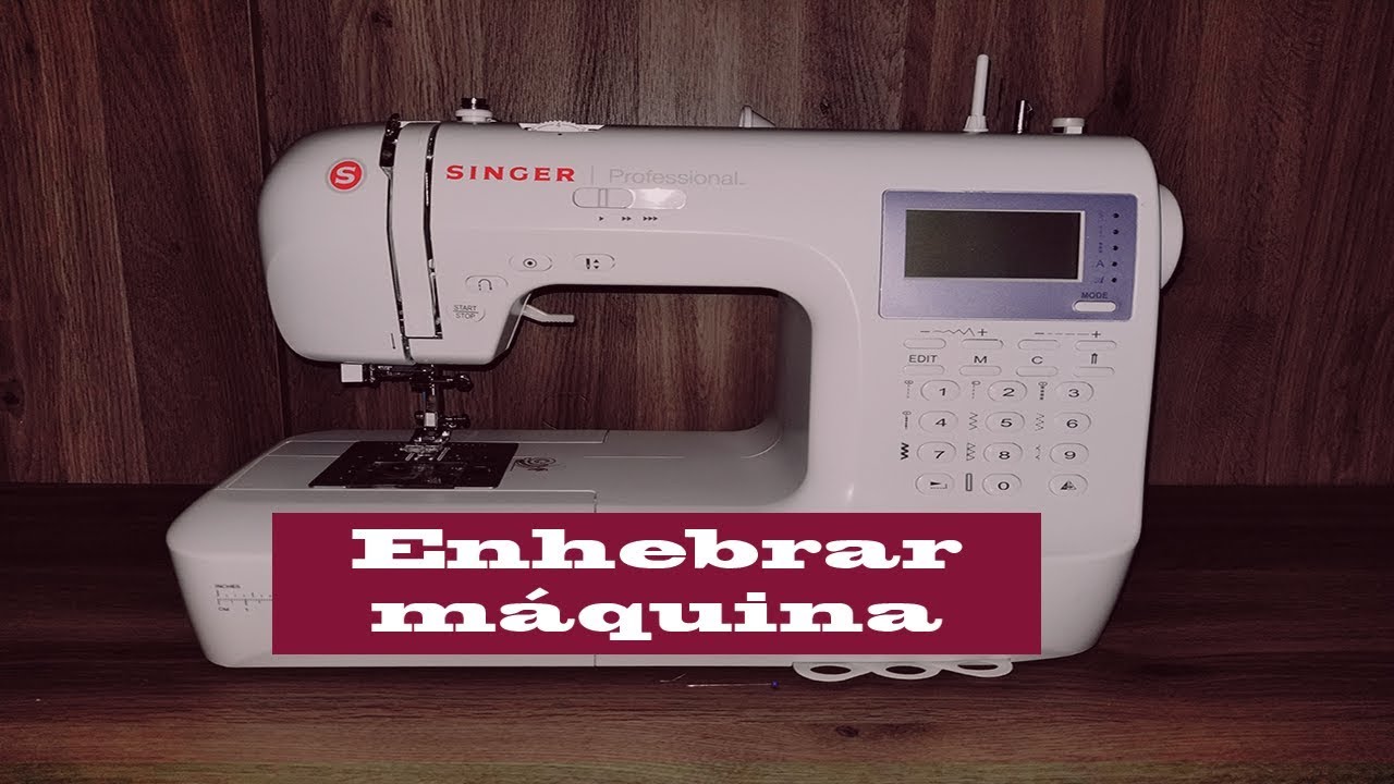 Cómo Enhebrar la Aguja de La Máquina De Coser 05 Singer 9100 YouTube