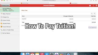 How To Pay Tuition As A Seneca College Student!