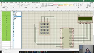 LCD Interfacing with Microcontroller using embedded C coding on Keil and simulation on Proteus