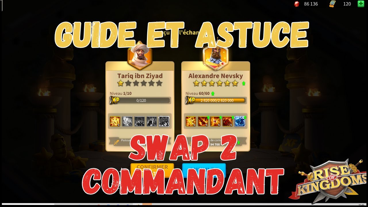 Swap Event Rok Tips SWAP 2 Commandant En F2P | RISE OF KINGDOMS - YouTube