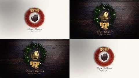 After Effects Template: Merry Christmas Intro (Two versions)