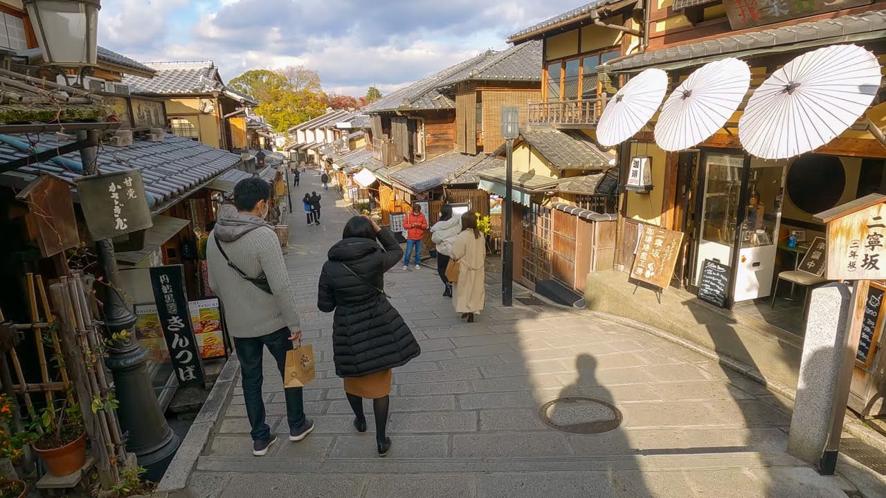 京都散歩: 清水寺〜円山公園 Walking in Kyoto from Kiyomizu-Dera to Maruyama Park [4K Binaural]
