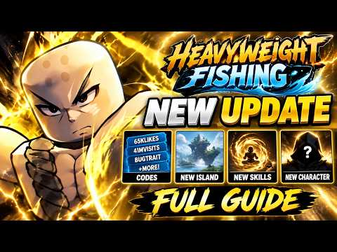 FULL GUIDE To HEAVYWEIGHT FISHING UPDATE! (CODES, NEW SKILLS + NEW CHARACTER) ROBLOX
