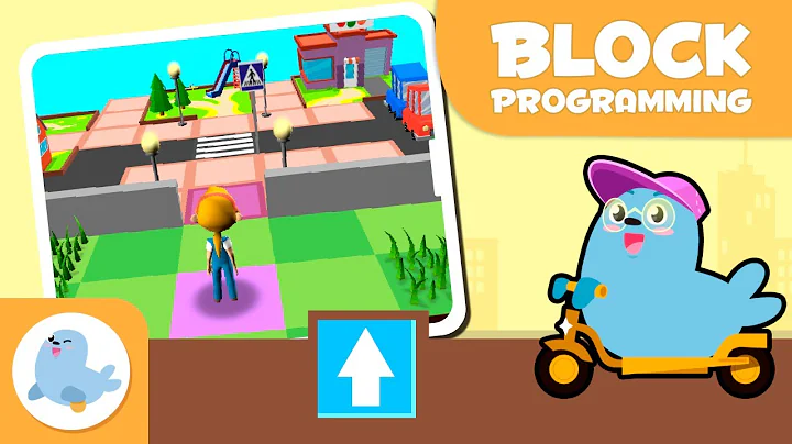 👧 BLOCK PROGRAMMING for Kids 🤖 Episode 1 ⏫ Go Forward