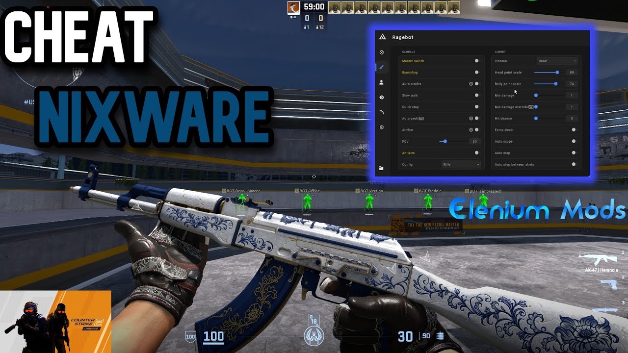 👑HACK MUY COMPLETO PARA CS2GO (CHEAT NIXWARE) 👑| Undetected | Aimbot ...