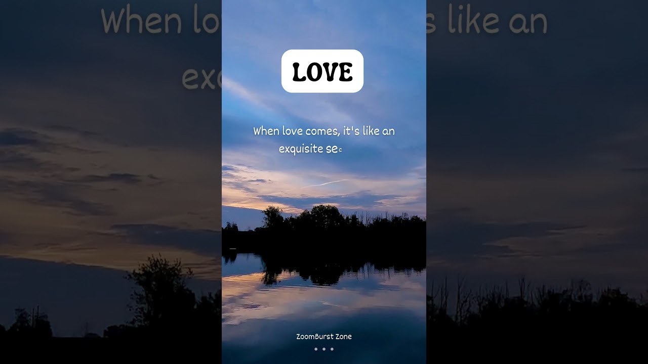 the most beautiful moment of love | ZoomBurst Zone