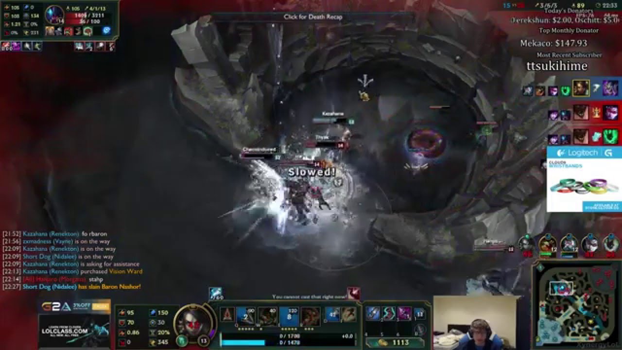 TSM Hauntzer - Malphite Quadrakill - League of Legends