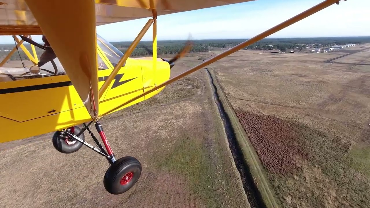 Bushplane Zlin Savage Cub séance stol piste en herbe 