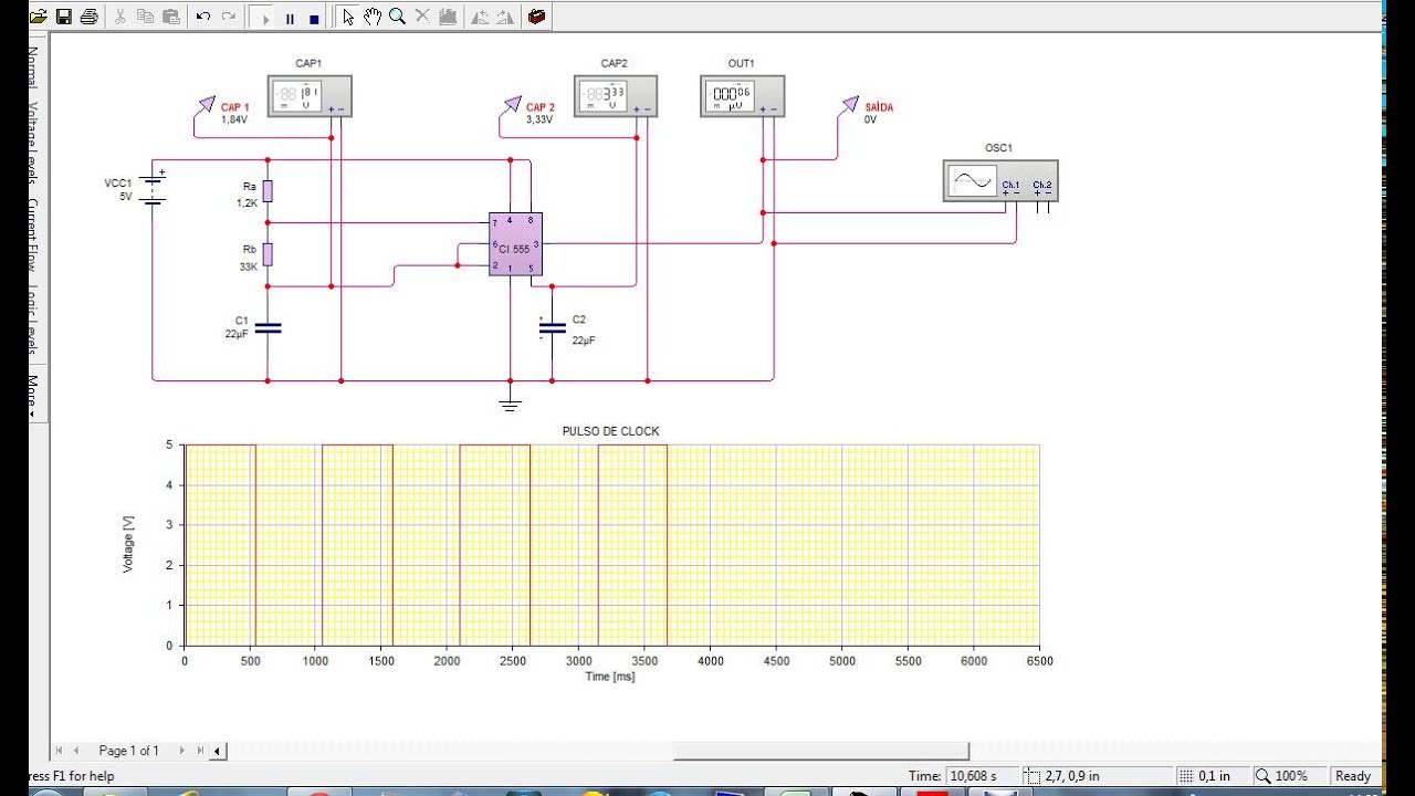 Gerador de Clock com CI555 Astável YouTube