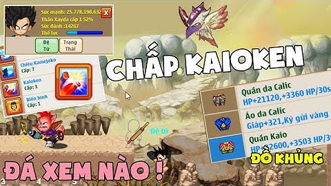 NRO | Bí Kíp Up Đệ Kaioken Hiệu Quả, Thành Quả Up Đệ Cực Khủng !