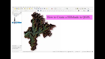 How to Create a Hillshade in QGIS