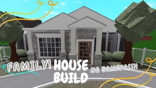 10K! BLOXBURG: FAMILY HOUSE BUILD, NO GAMEPASS!!