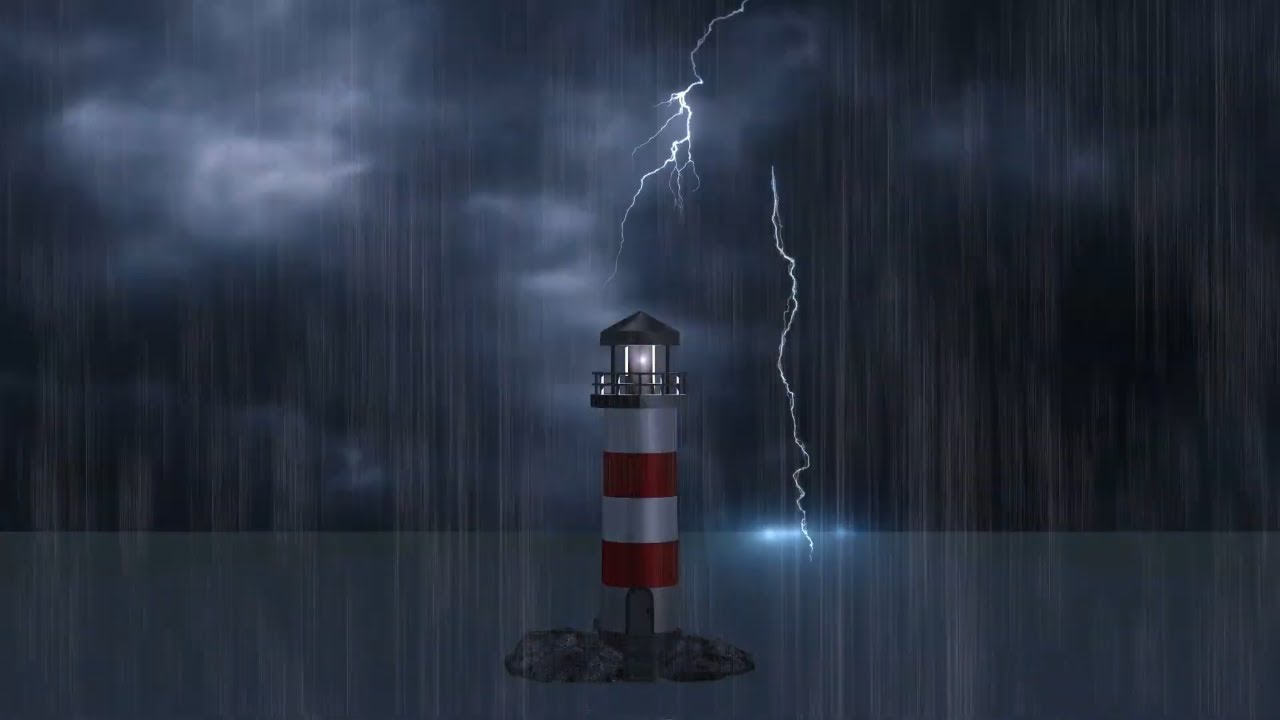 iClone 8 and After Effects Lighthouse on a Stormy Night YouTube