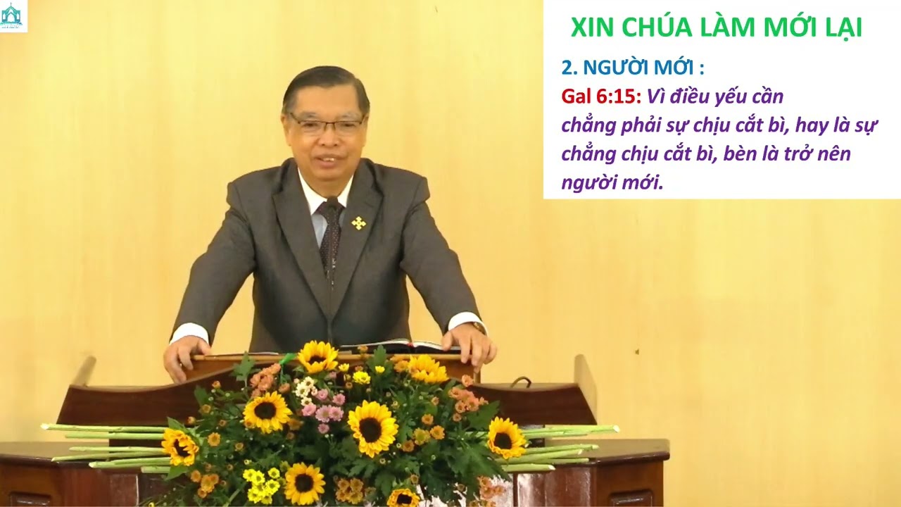 XIN CHÚA LÀM MỚI LẠI ( Khải Huyền 21: 5 ) | MỤC SƯ ĐINH THUẬN | HTTL PHAN THIẾT | LÂM ĐỒNG