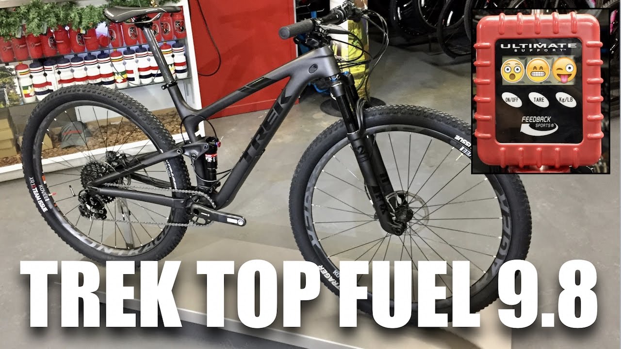 2017 Trek Top Fuel 9 8 - Actual weight! - YouTube